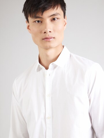 Slim fit Camicia di SCOTCH & SODA in bianco