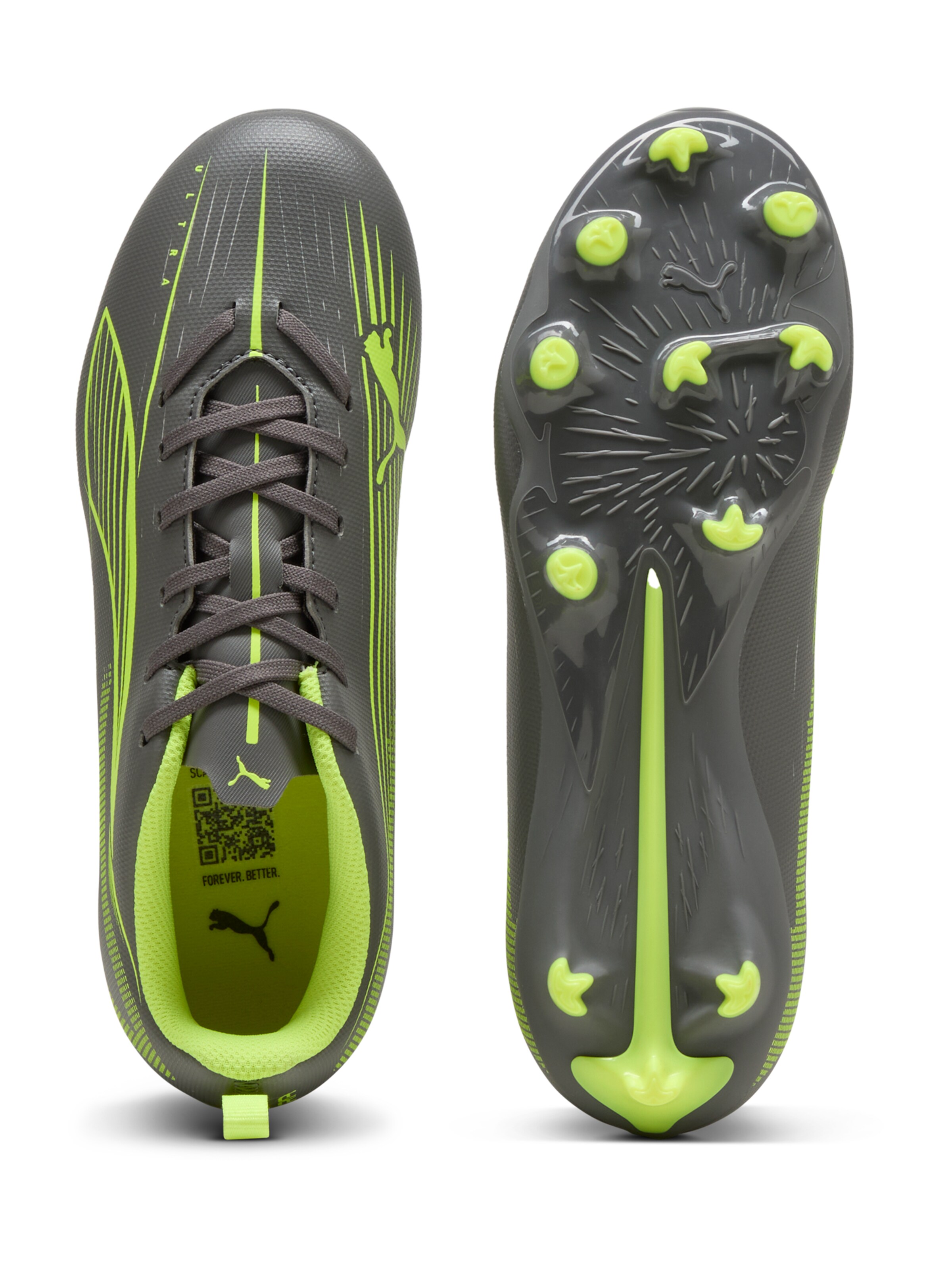 PUMA Спортни обувки 'Ultra 5 Play' в сребърно