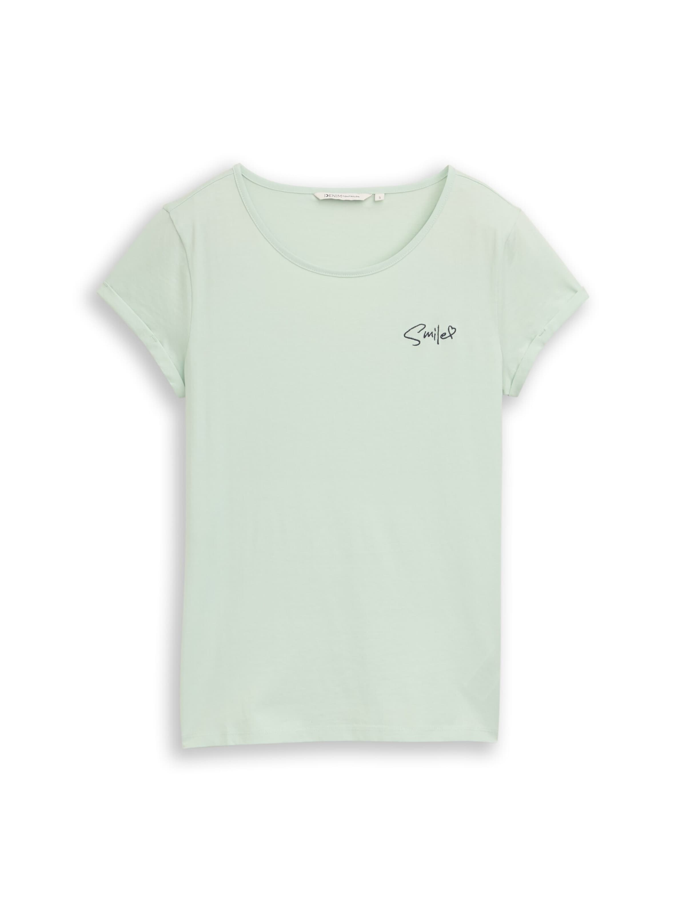 TOM TAILOR DENIM Shirt in Groen: voorkant