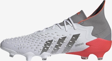 ADIDAS PERFORMANCE Soccer Cleats 'Predator Freak.1' in White: front