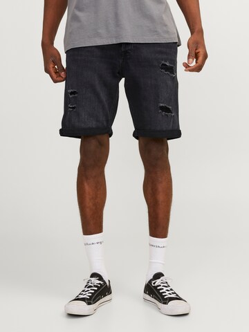 JACK & JONES Slimfit Shorts 'RICK ORIGINAL' in Schwarz: predná strana