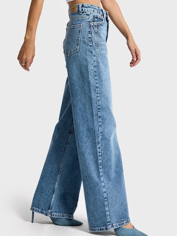 IT'S BASIC Wide leg Jeans 'Olea Wide High Rise Jeans' in Blue