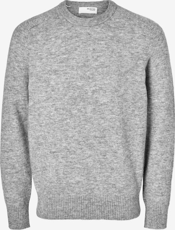 SELECTED - Jersey 'Rai' en gris: frente