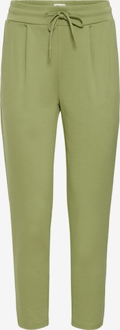 ICHITapered Hlače 'IHKATE' - zelena boja: prednji dio