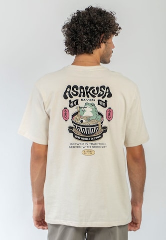 Kaotiko Majica 'ASAKUSA RAMEN' | bež barva: sprednja stran