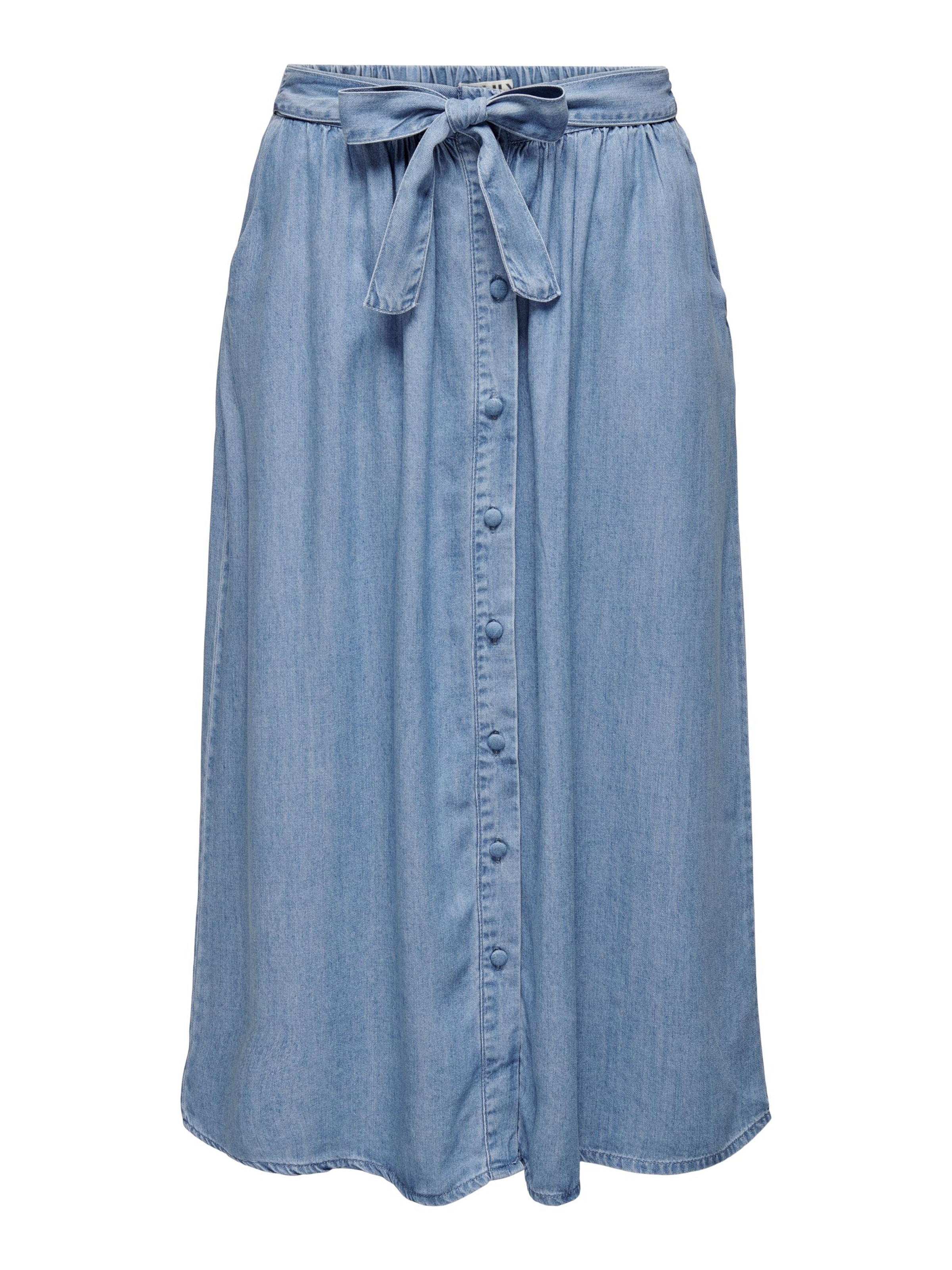 Jupe 'Laia' ONLY en bleu : devant