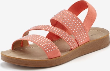 VIVANCE Sandale in Orange: Vorderseite