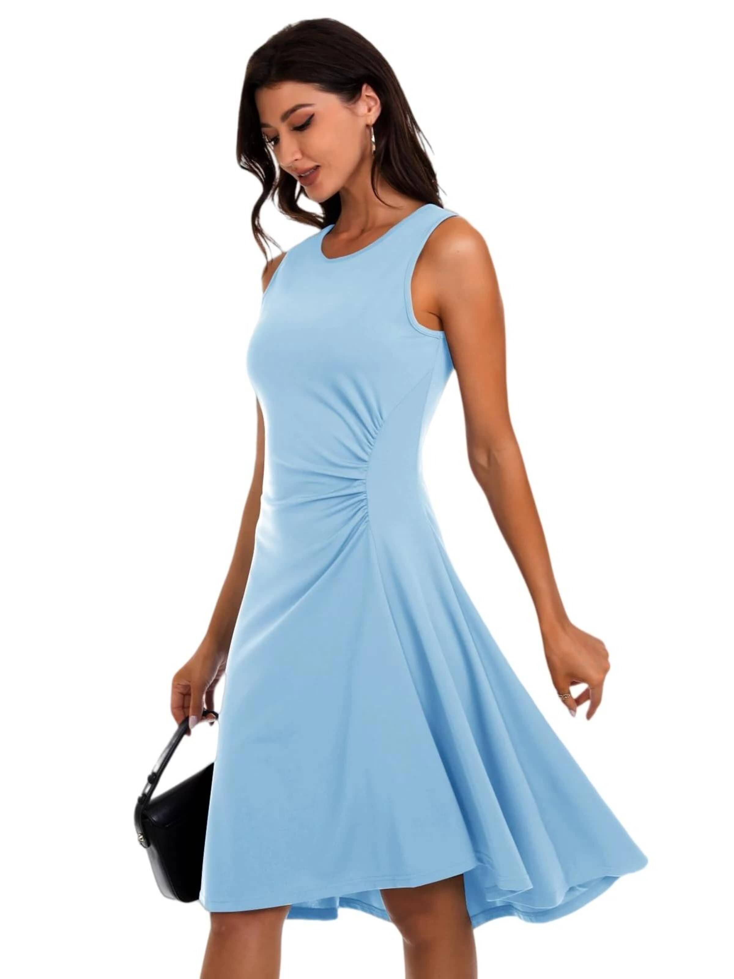 Zapaka Cocktail Dress in Blue
