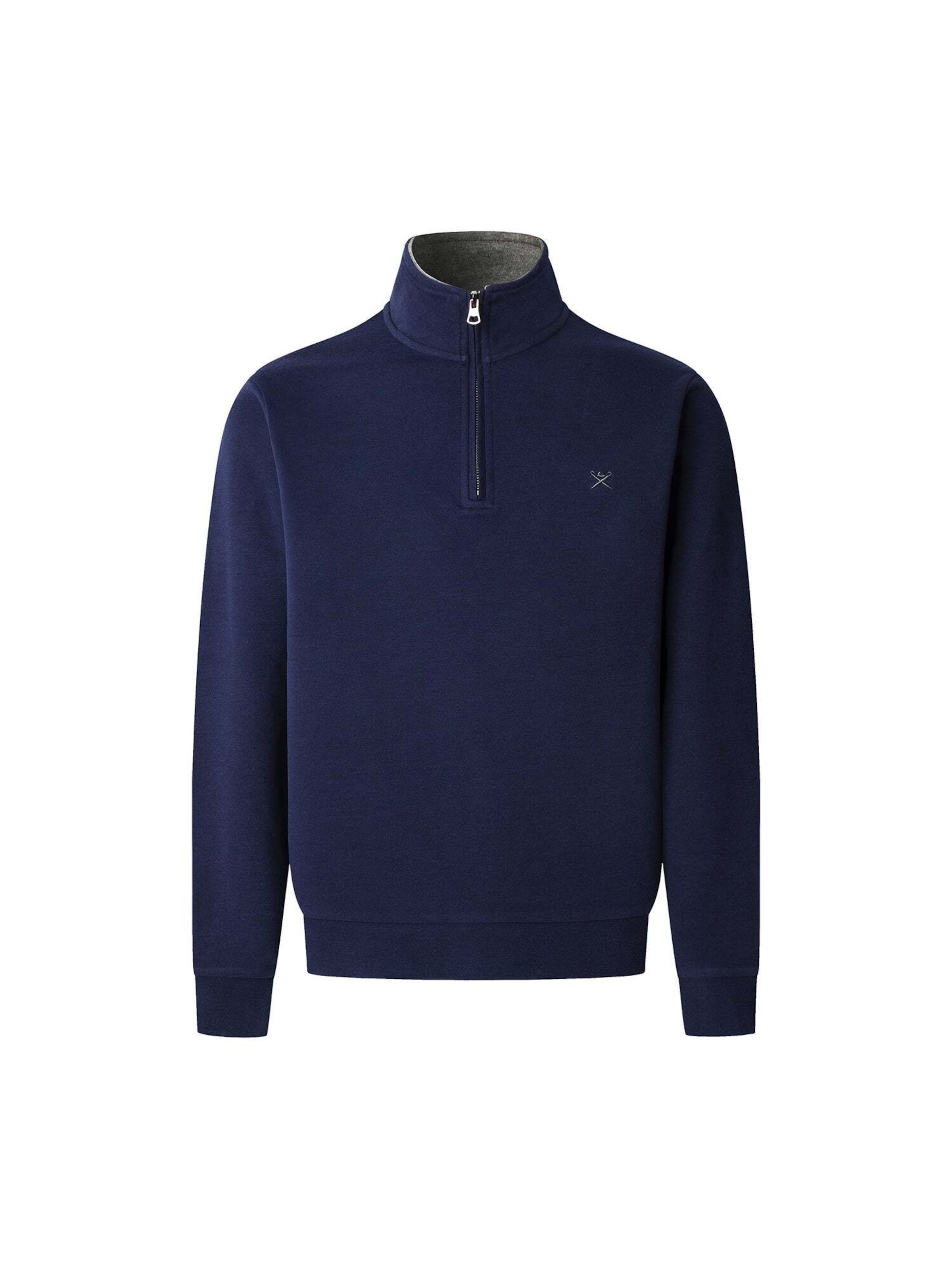 Hackett London Sweatshirt in Blauw: voorkant