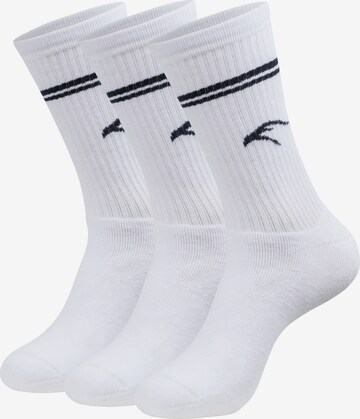 INDICODE JEANS Socks 'Marvin' in White: front