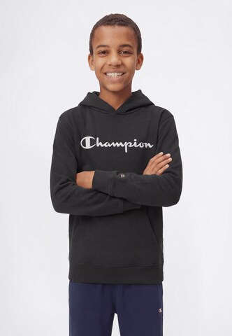 Champion Authentic Athletic Apparel Sweatshirt in Black: front