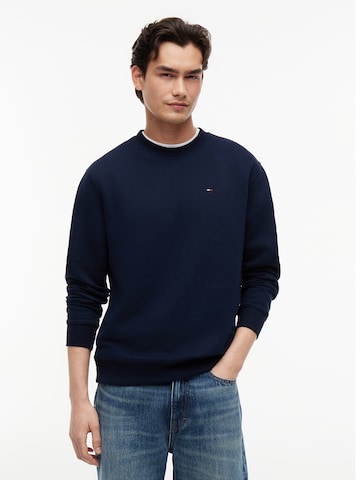 Sweat-shirt Tommy Jeans en bleu : devant