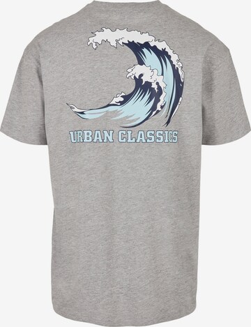 Urban Classics Shirt 'Big Wave' in Grau