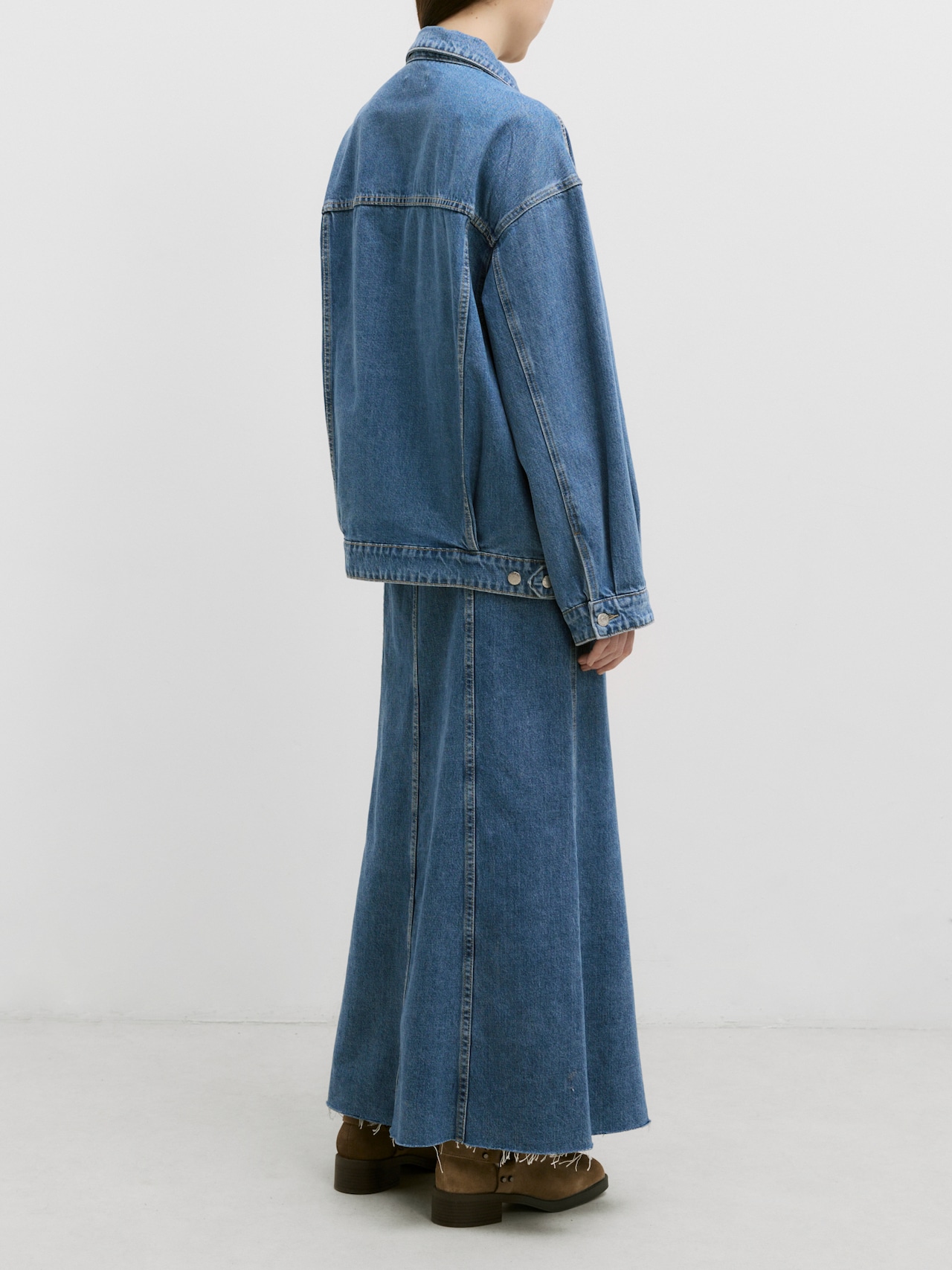 EDITED Producten Tussenjas 'Jazlyn' Blauw denim