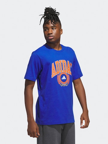 ADIDAS SPORTSWEAR Λειτουργικό μπλουζάκι 'Varsity Crest' σε μπλε