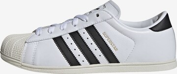 ADIDAS ORIGINALS - Sapatilhas baixas 'Superstar' em branco: frente