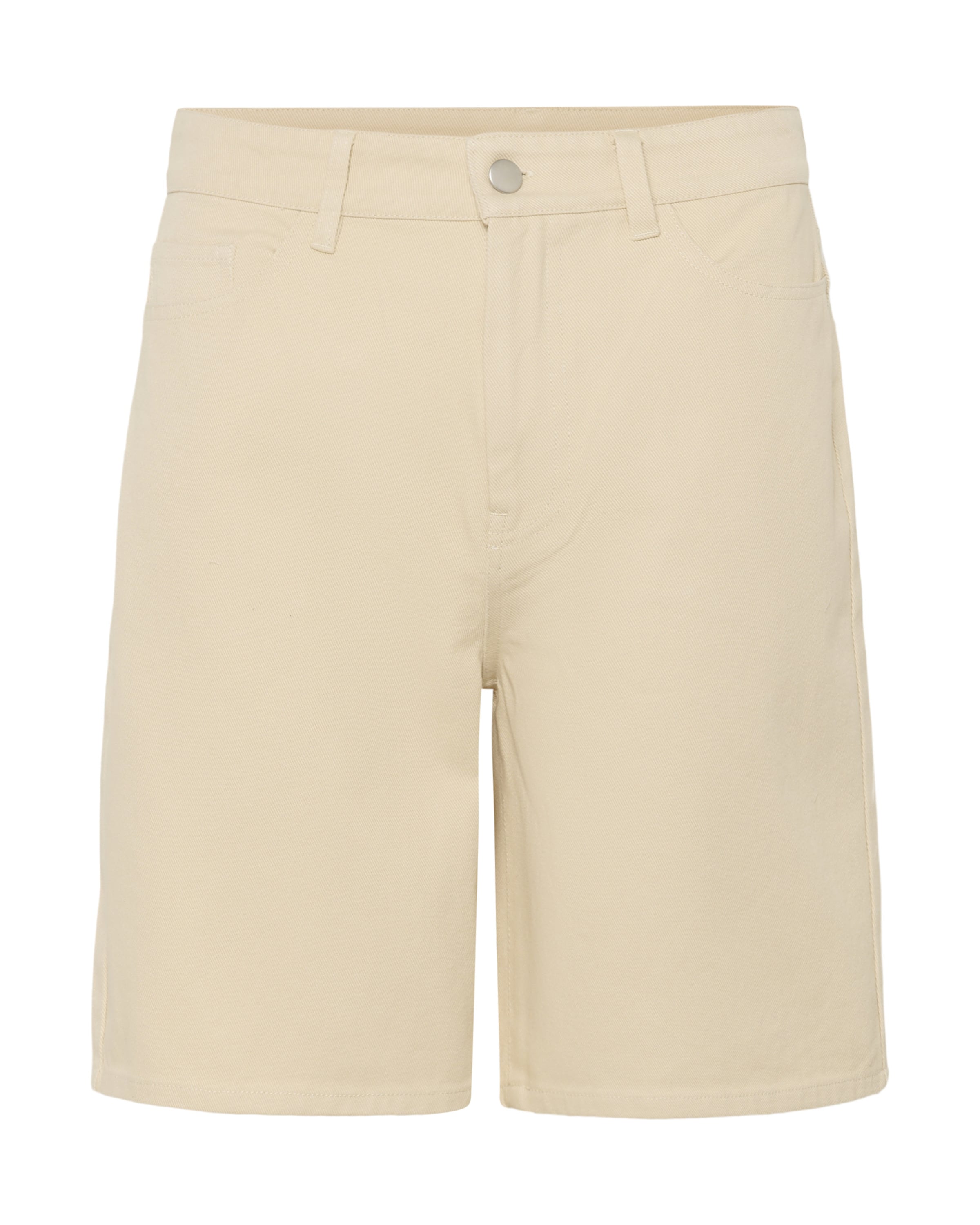 SAINT TROPEZ Regular Trousers 'Polla' in White: front