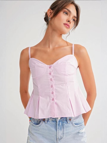 Top di MixRay in rosa: frontale