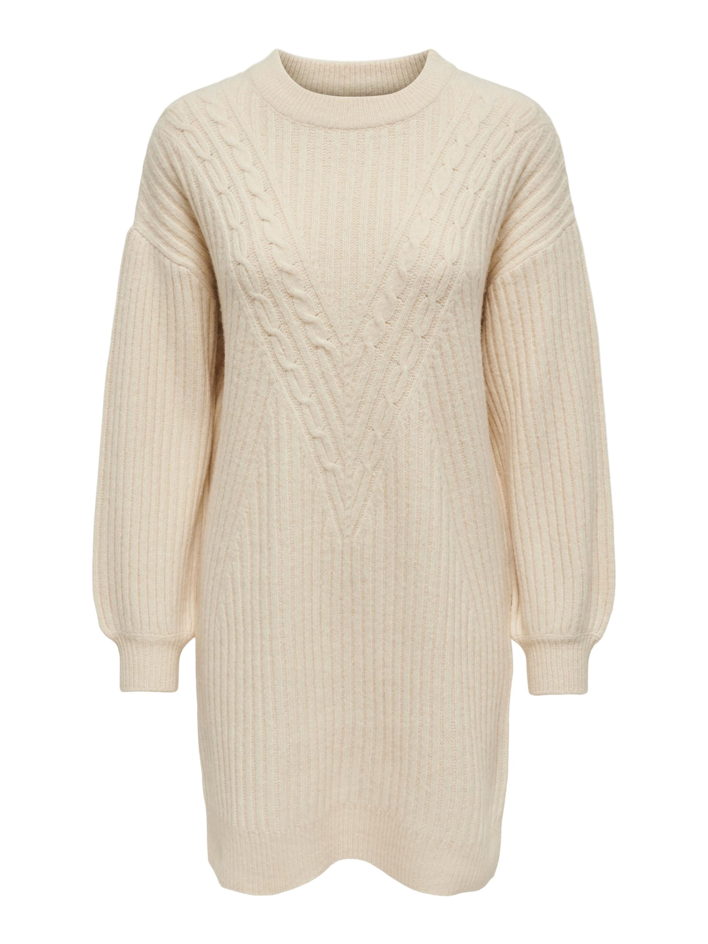 ONLY Knit dress 'ALLIE' in Beige: front