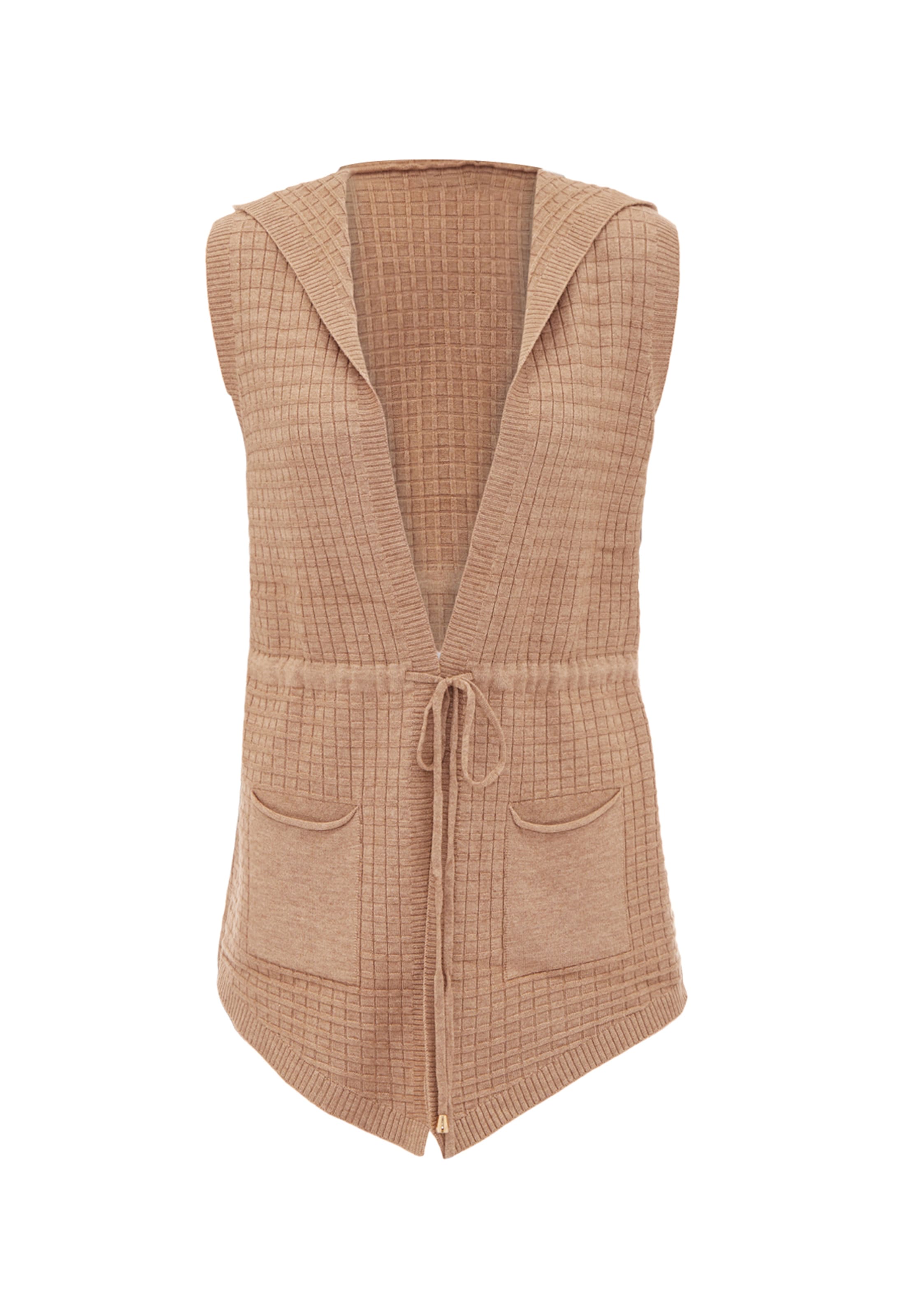 COBIE - Casaco de malha em castanho