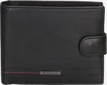 Sergio Tacchini Portemonnee in Zwart: voorkant
