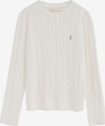 Polo Club Pullover 'Rigby' in Weiß: Vorderseite