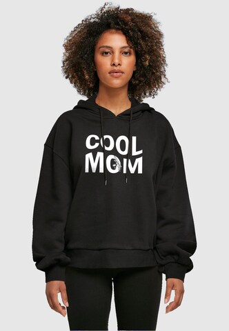 Felpa 'Mothers Day - Cool Mom' di Merchcode in nero: frontale