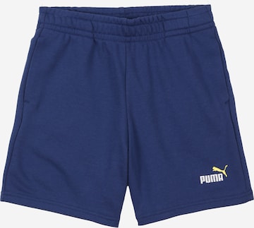 PUMA Regular Панталон 'Ess No.1' в синьо: отпред