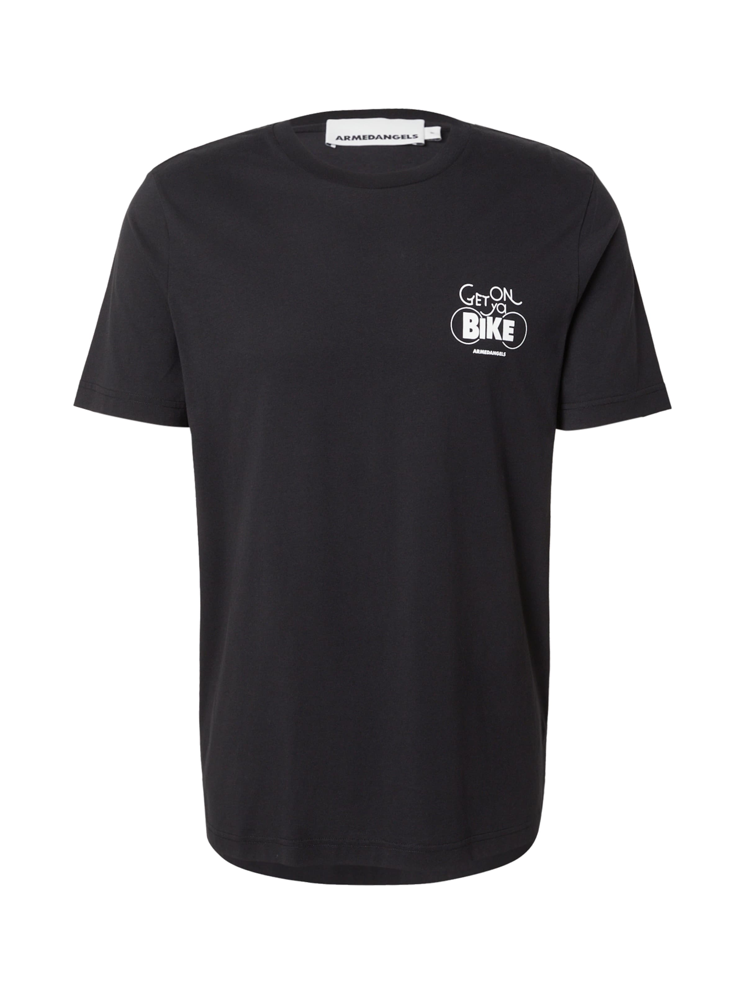 T-Shirt 'JAAMES BIKE' ARMEDANGELS en noir : devant