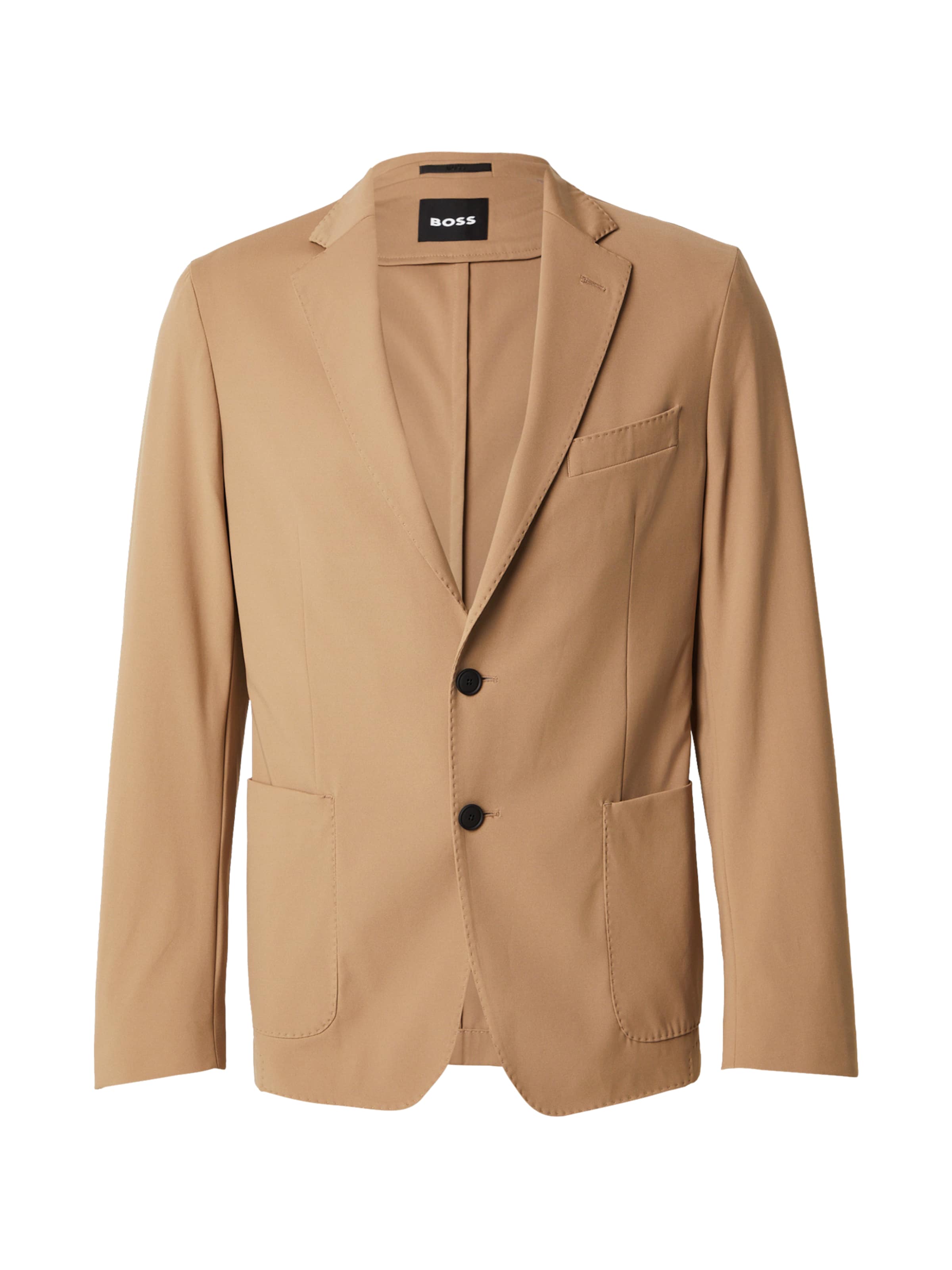 BOSS Slim fit Business-colbert 'Hanry' in Beige: voorkant