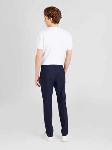 JOOP! Slim fit Trousers with creases in Blue