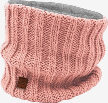MAXIMO Schal 'KIDS-Tube, Rippe' in Pink: Vorderseite