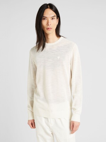 GUESS Sweater 'CASEY' in White: front