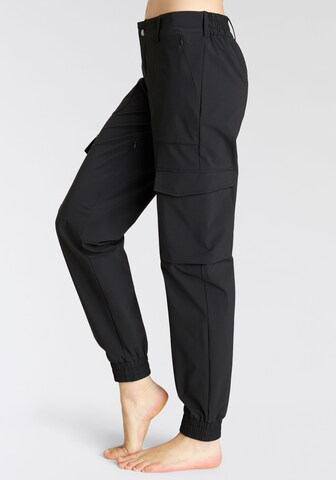 VIVANCE Tapered Outdoorhose 'Active' in Schwarz