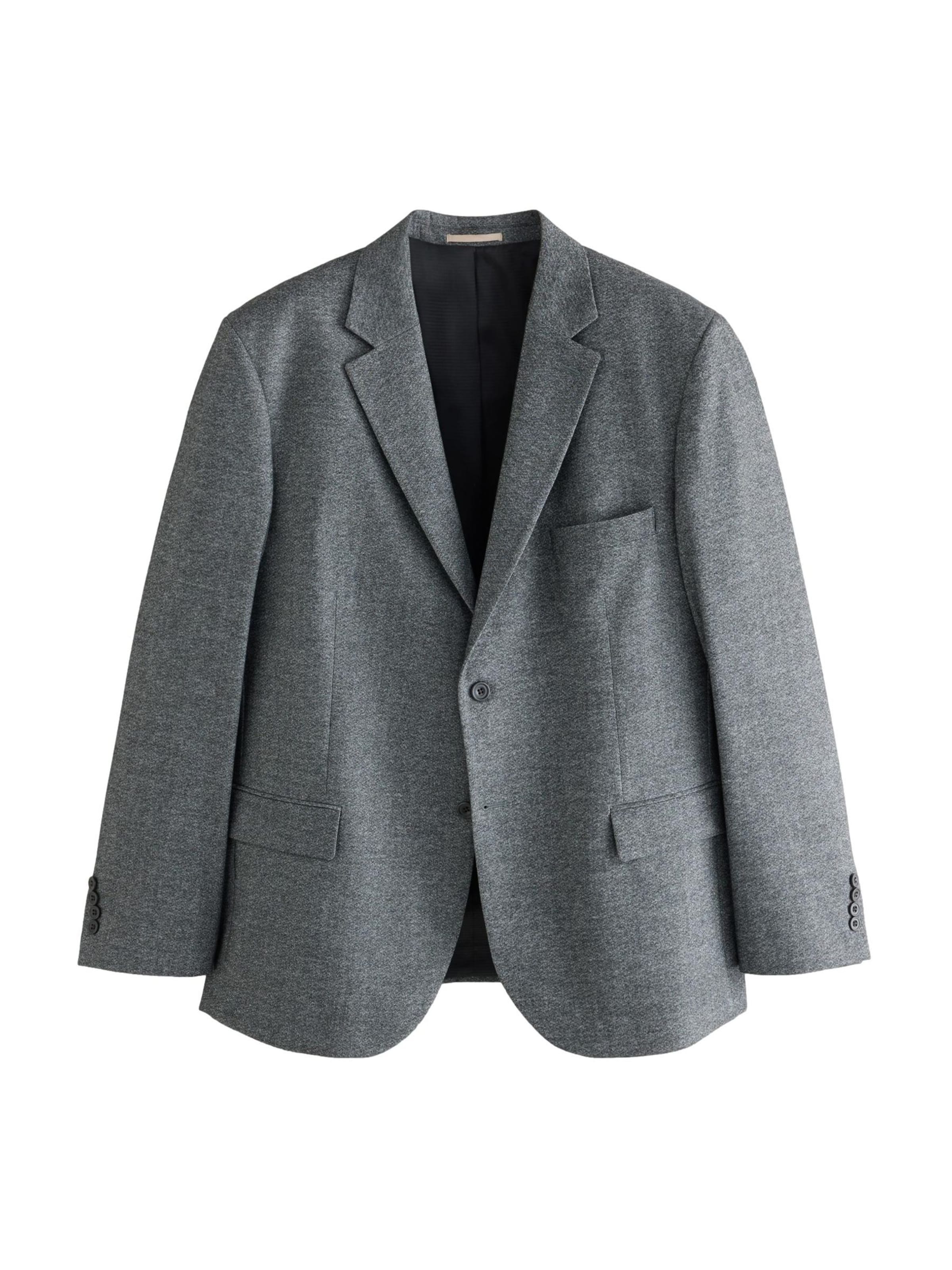 Next Slim fit Business-colbert 'Motionflex' in Grijs: voorkant