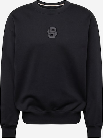 BOSS Black - Sweatshirt 'Soleri 10' em preto: frente