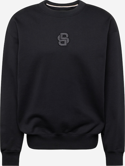 BOSS Sweat-shirt 'Soleri 10' en gris / noir, Vue avec produit