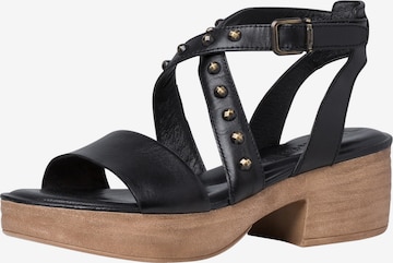 TAMARIS Strap Sandals in Black: front