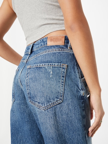 ONLY Tapered Bandplooi jeans 'TRACY' in Blauw