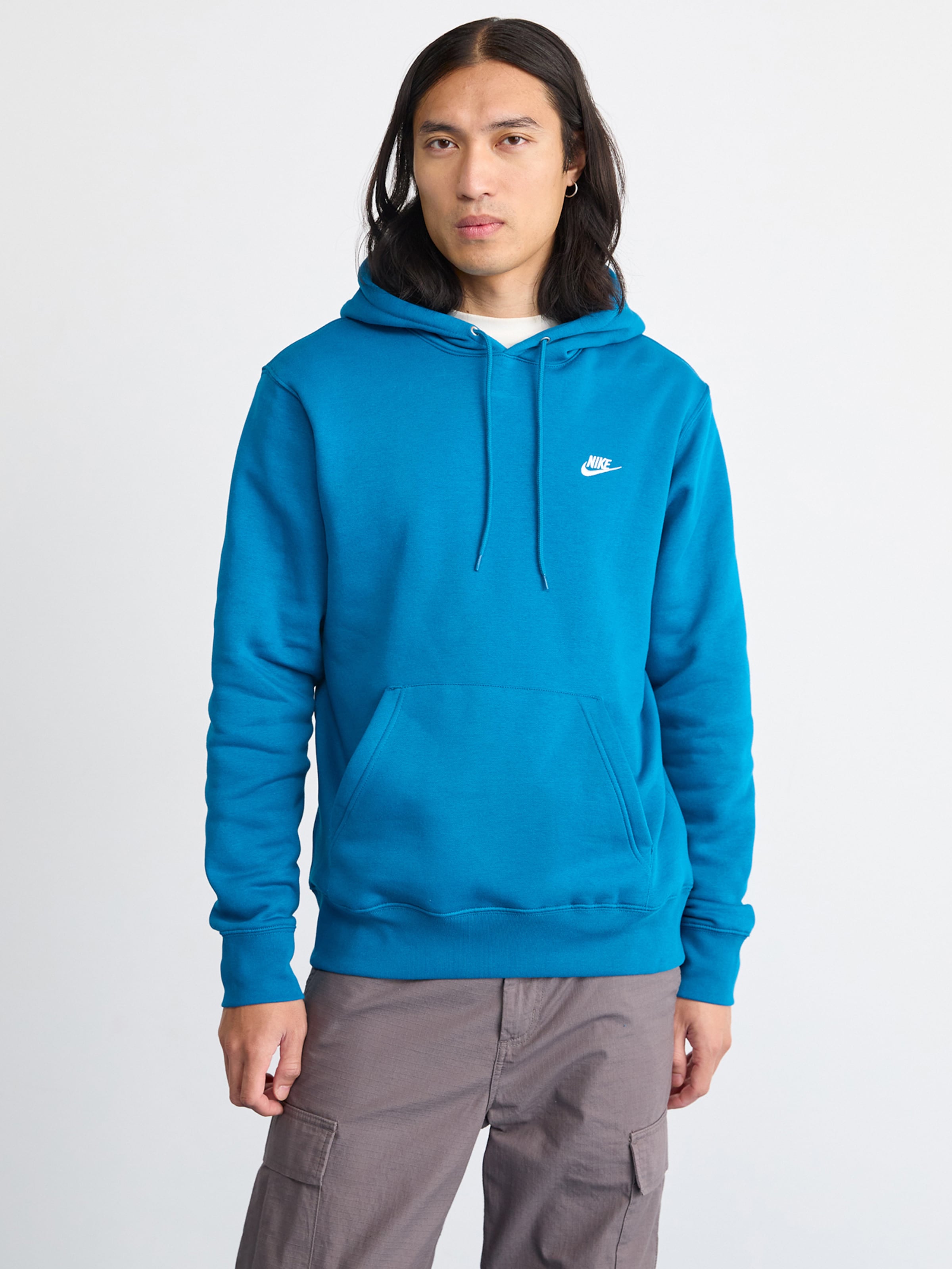 green blue nike hoodie