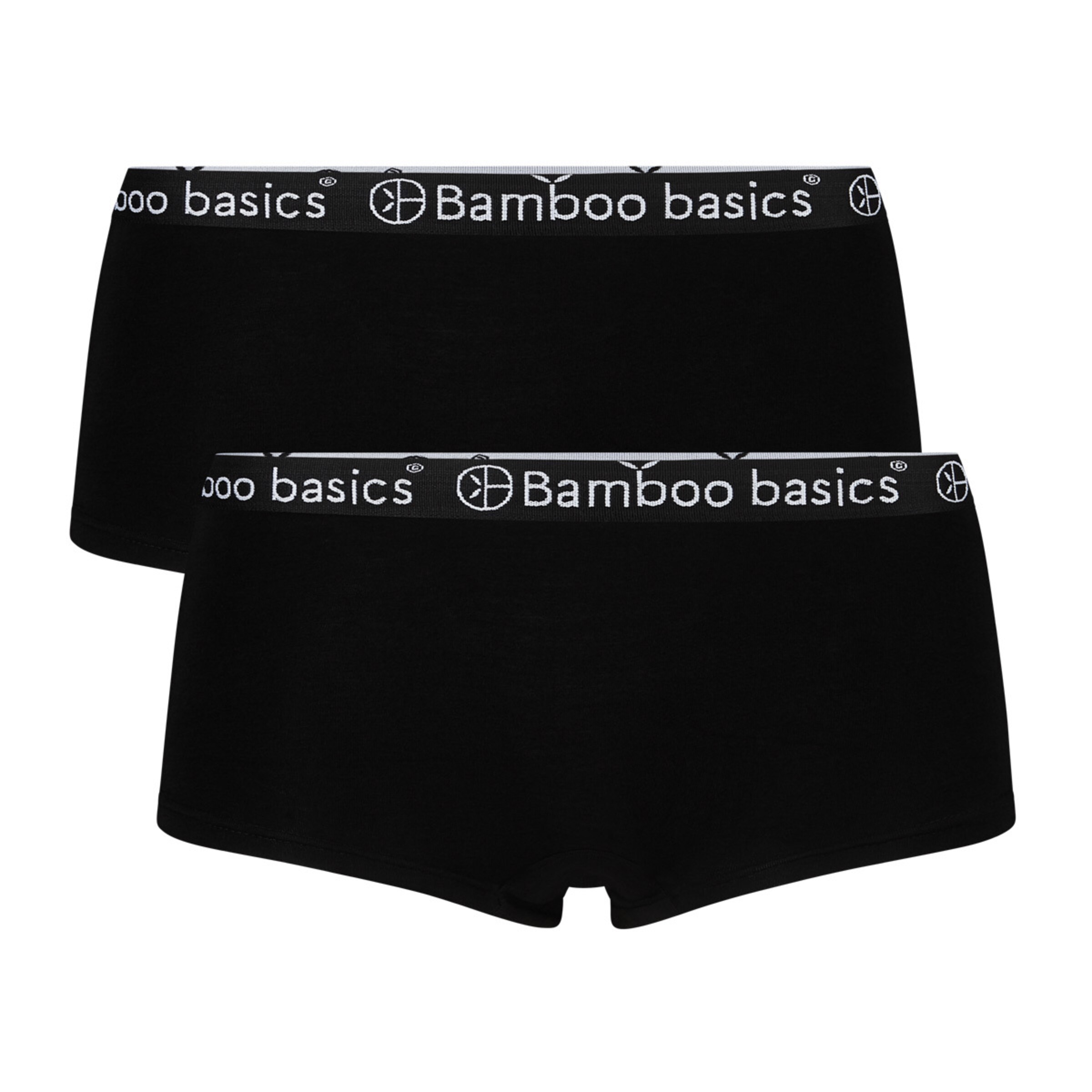 Bamboo basics Majtki w kolorze czarny: przód