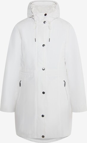 usha BLUE LABEL Winter Coat 'Fenia' in White: front