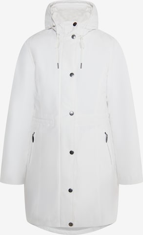 usha BLUE LABEL Χειμερινό παλτό 'Fenia' σε λευκό: μπροστά