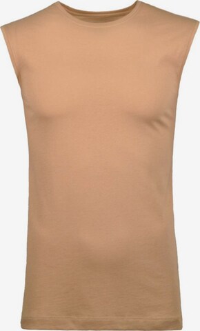 T-Shirt Ragman en beige : devant