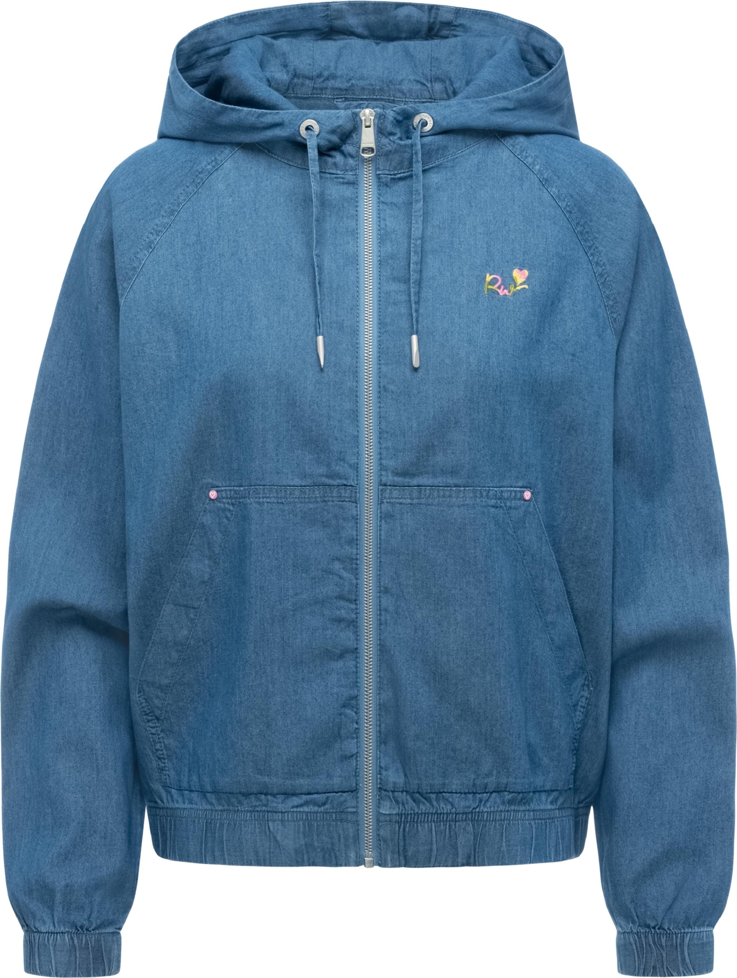 Ragwear Veste mi-saison 'Anndra' en bleu denim, Vue avec produit