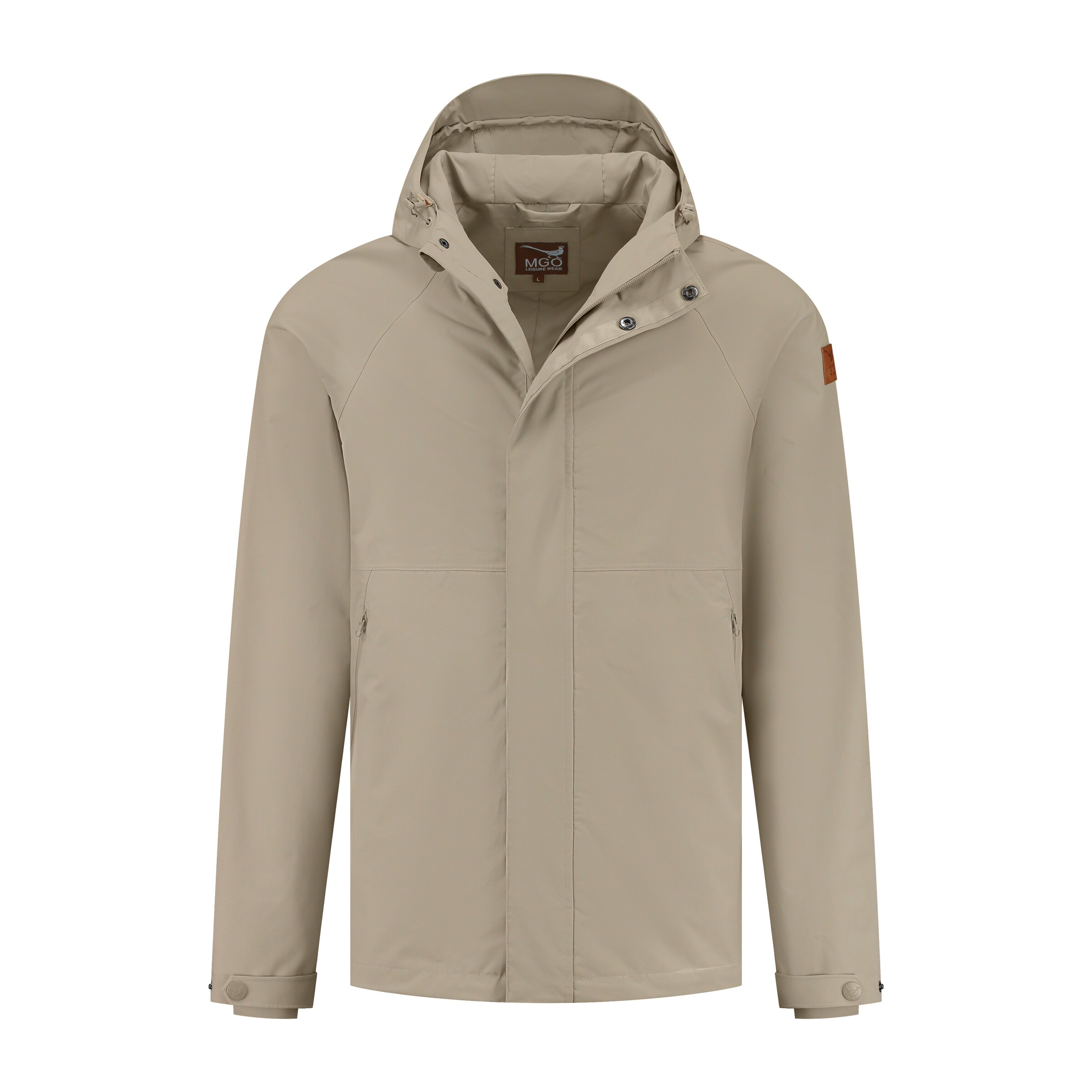 Veste fonctionnelle MGO en beige : devant