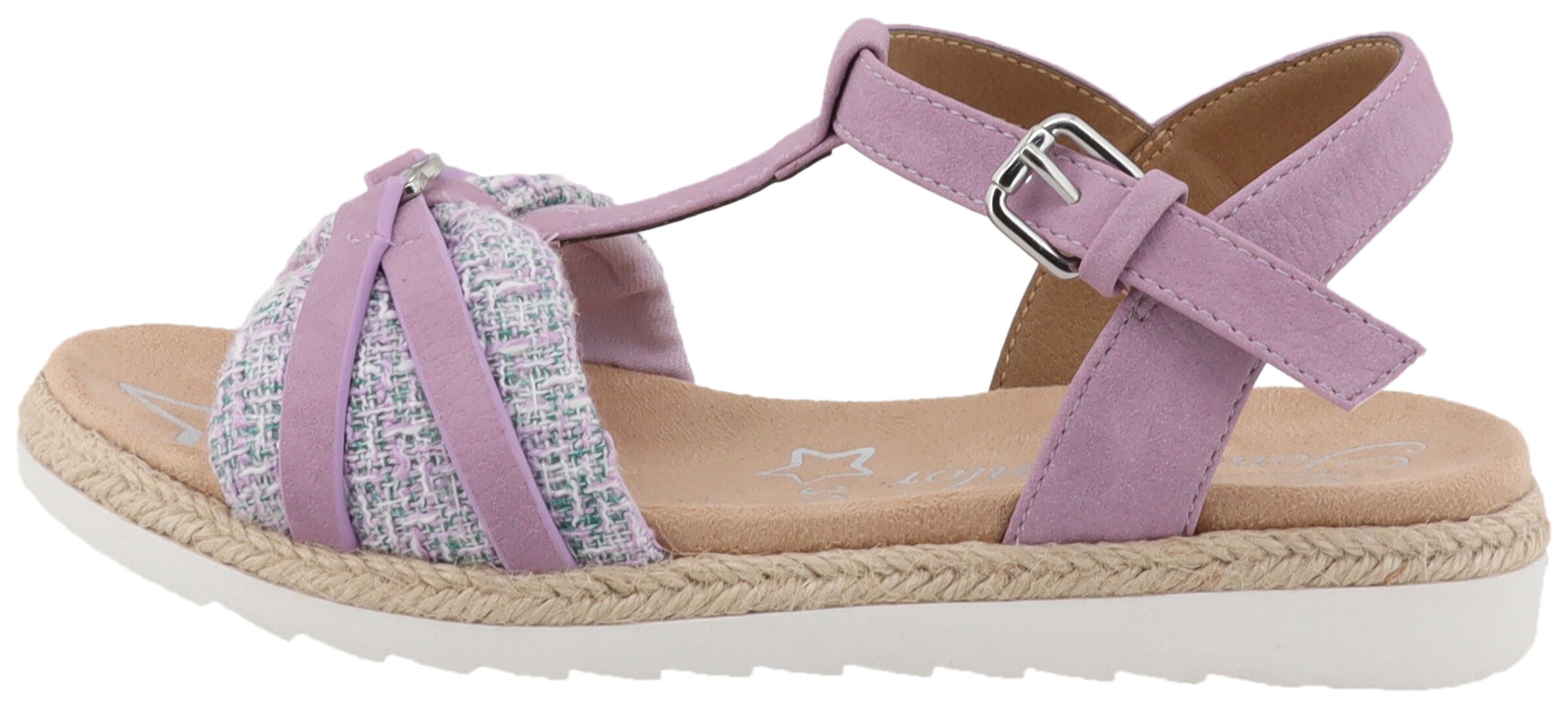 TOM TAILOR Sandale in Lila