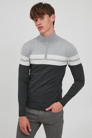 BLEND Sweater 'Naresh' in Grey: front