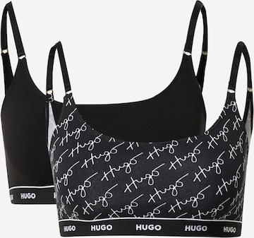 Soutien-gorge HUGO en noir : devant