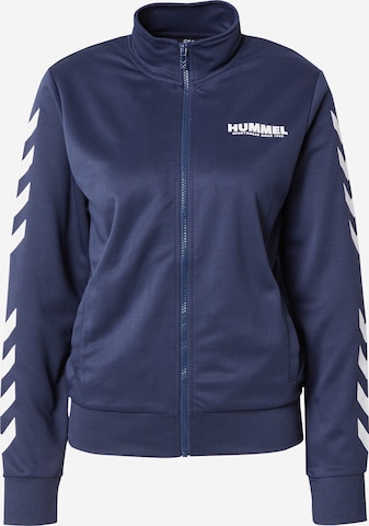 Hummel Sportssweatjakke 'Legacy' i blå: forside